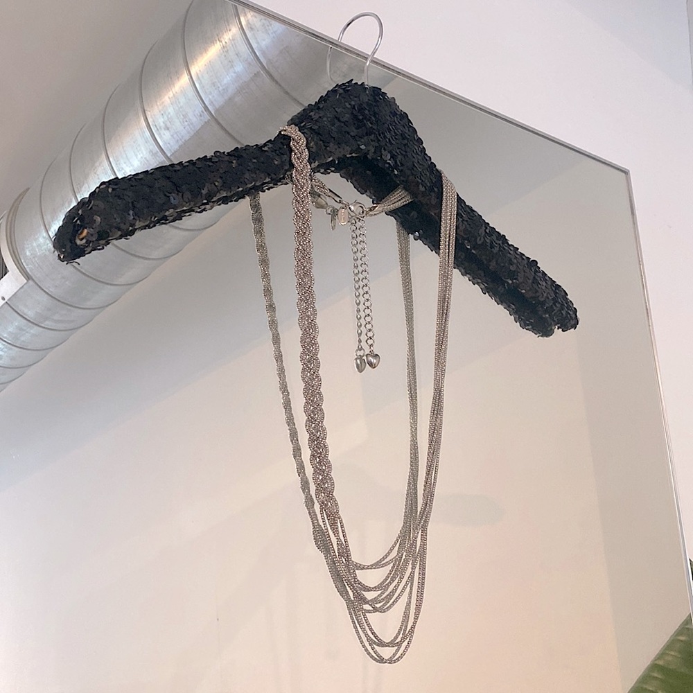 Cära New York Braided Chain Oversized Statement Necklace
